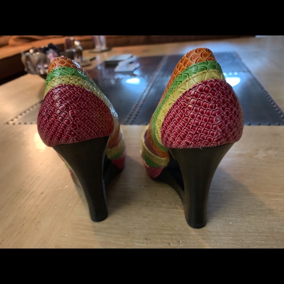 Nadara Multi Color Heels - Picture 5 of 6